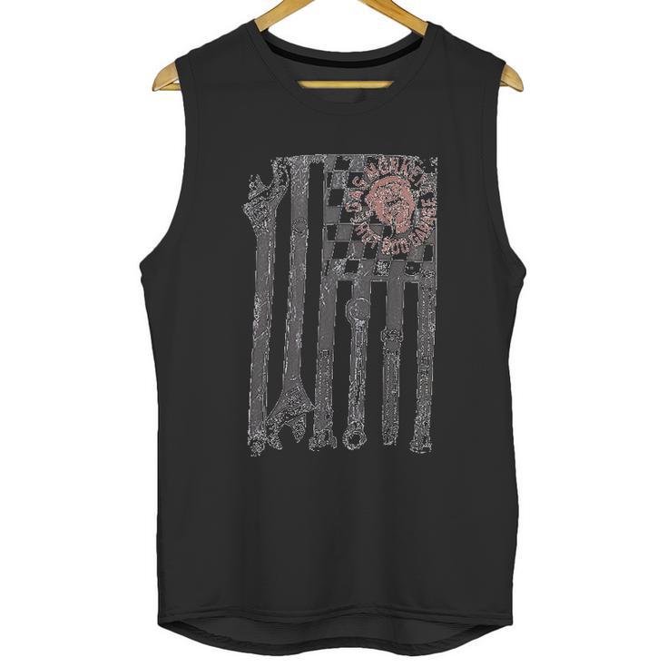 Gas Monkey  Wrench Flag Men Tank Top