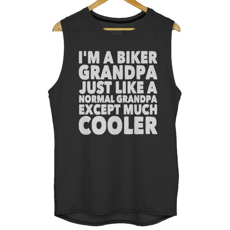 Grandpa - Im A Biker Grandpa Just Like A Normal - Mens T-Shirt By American Apparel Men Tank Top