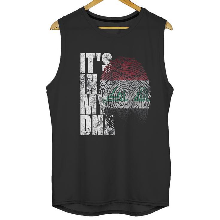 Its In My Dna Iraqi Islamic Persian Gifts Iraq Flag Men Tank Top