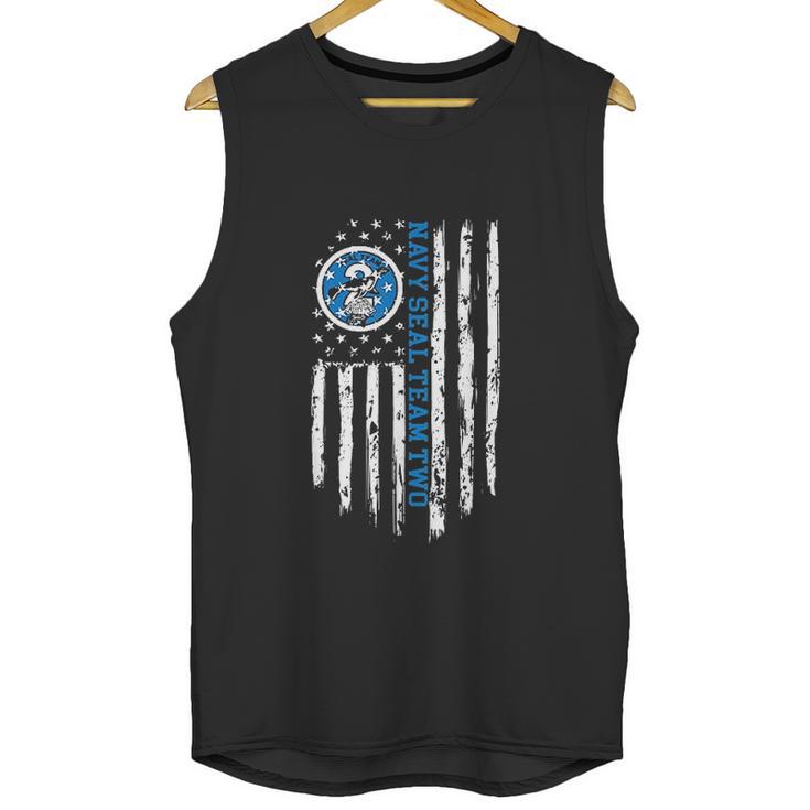 Navy Seal Team 2 American Flag Men Tank Top