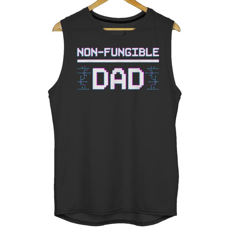 Non-Fungible Dad Token Nfts Crypto Art Father Blockchain Men Tank Top