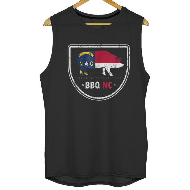 North Carolina State Flag Bbq Nc Men Tank Top