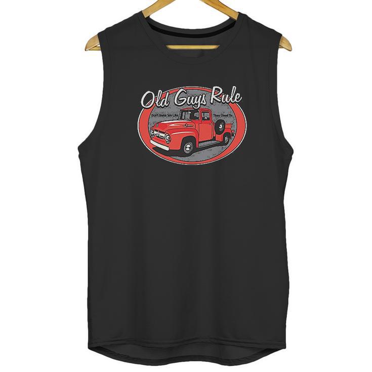 Old Guys Rule Red Truck Men Tank Top