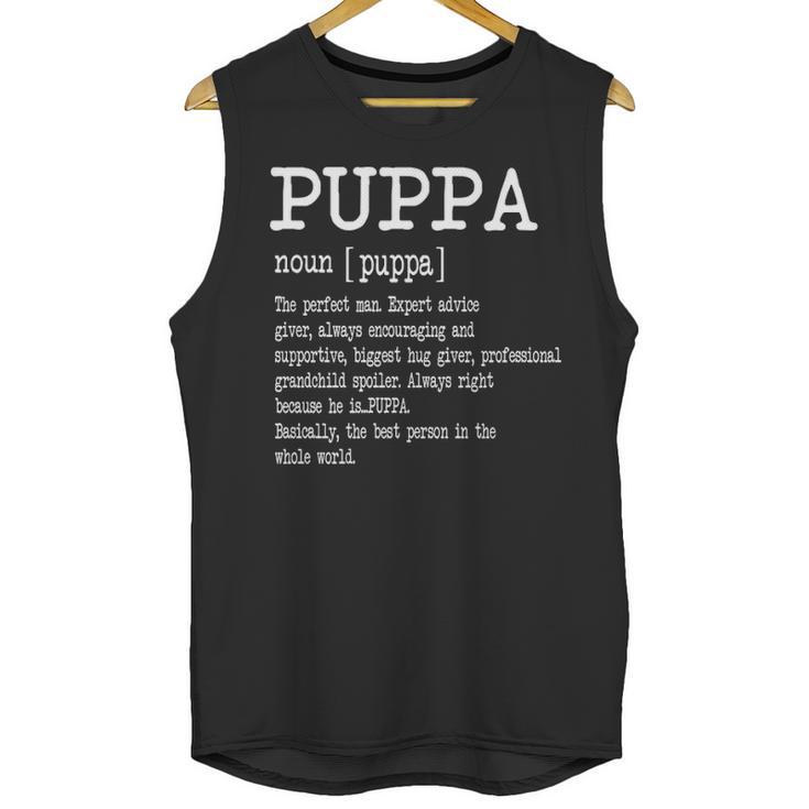 Puppa Definition Fathers Day Gifts Men Tank Top