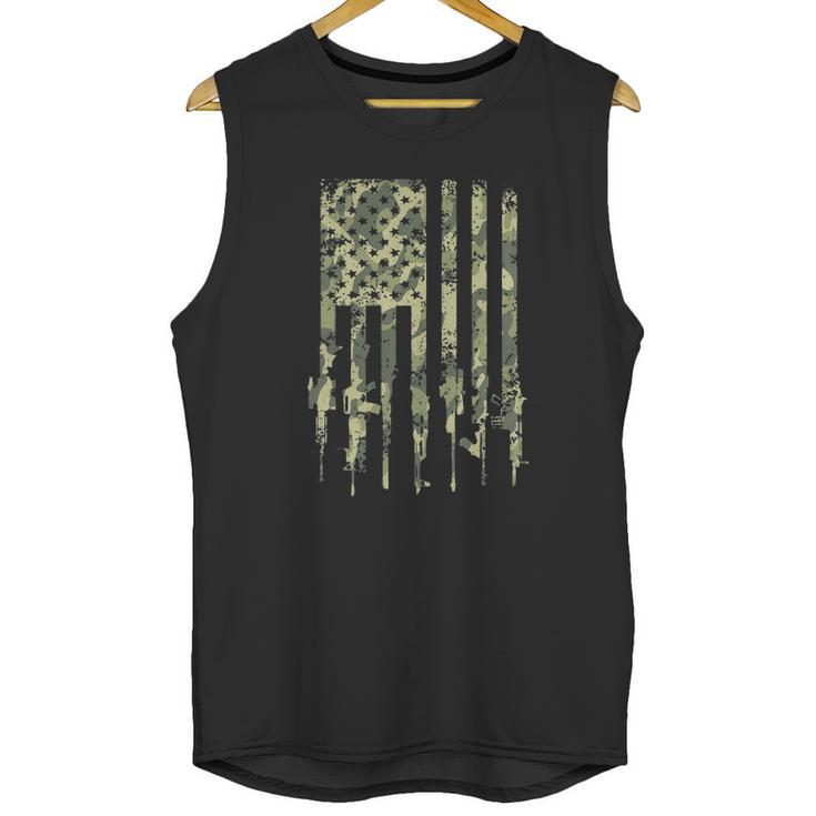 Rifle Flag Camo Men Tank Top