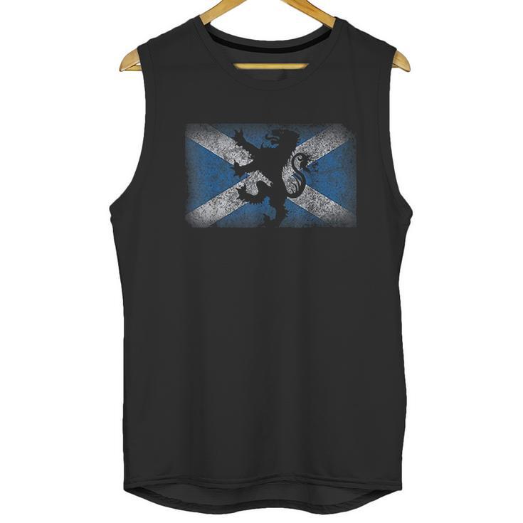 Scotland Flag Lion Rampant Scottish Pride Flag Gift Men Tank Top