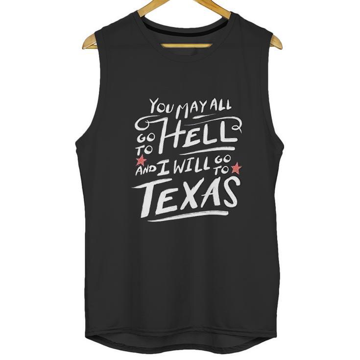 Texas Lone Star State Flag Austin Dont Mess With Graphic Men Tank Top