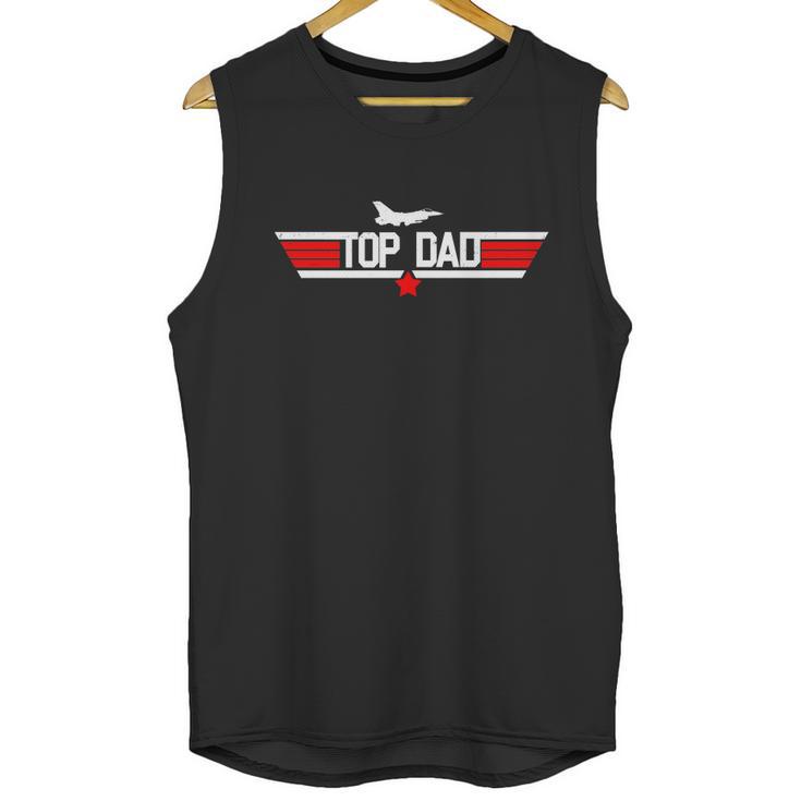 Top Dad Logo Fathers Day Graphic Design Printed Casual Daily Basic Men Tank Top