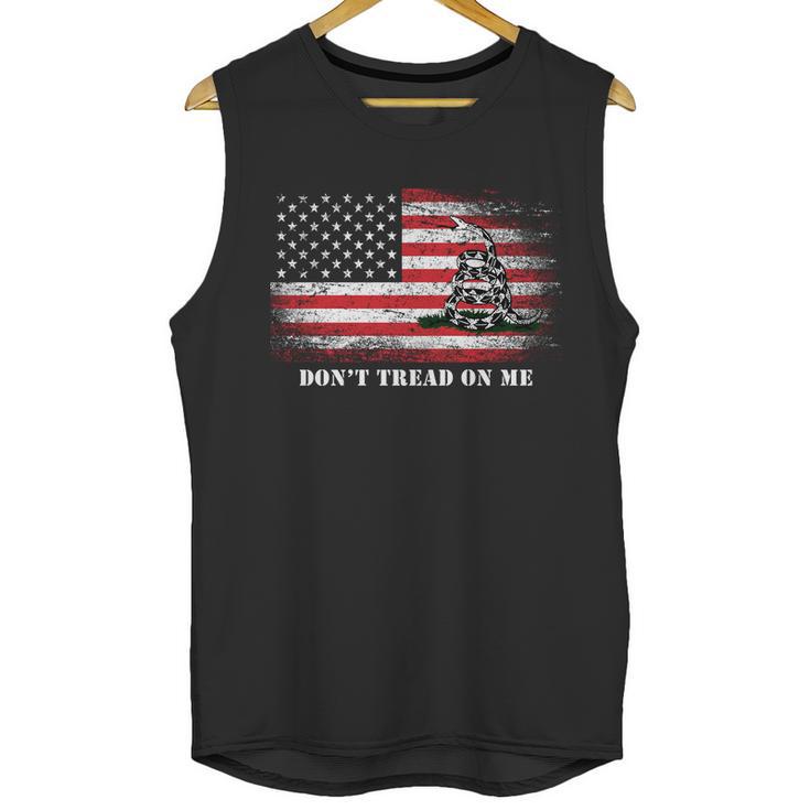 Usa Vintage Flag Dont Tread On Me Men Tank Top