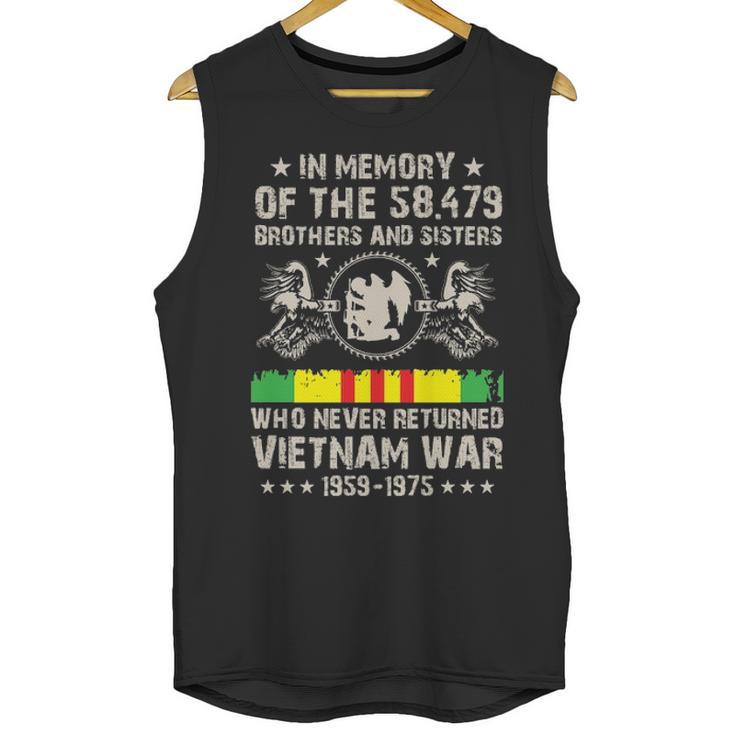 Vietnam Veteran In Memory The War Vietnam Men Tank Top