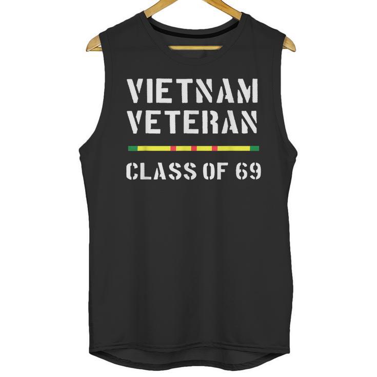 Vietnam Veteran Vet Ribbon Class Of 1969 69 Men Tank Top