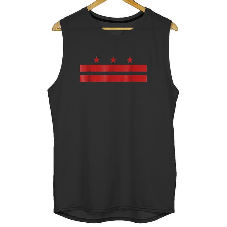 Washington Dc District Of Columbia Flag Men Tank Top