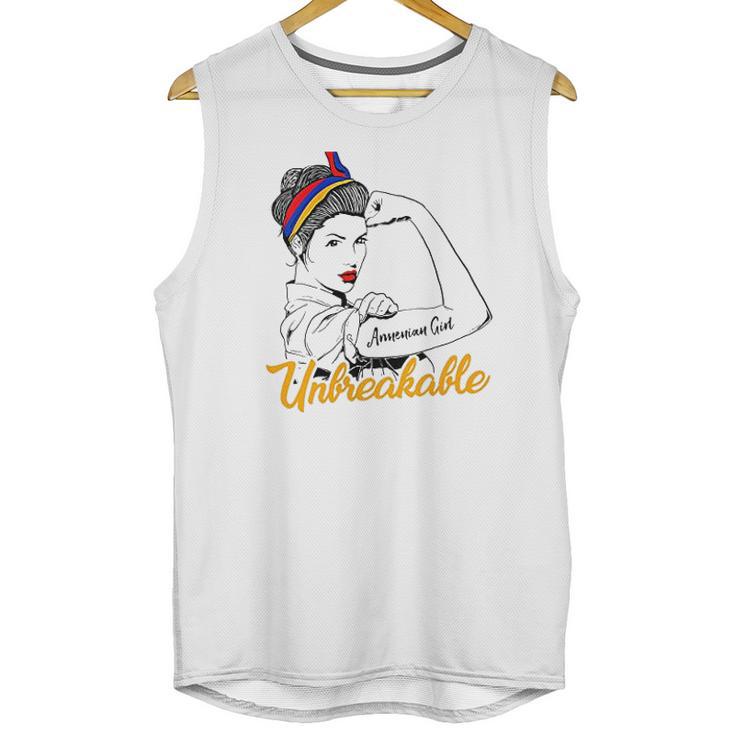 Armenia Flag Unreakable Men Tank Top