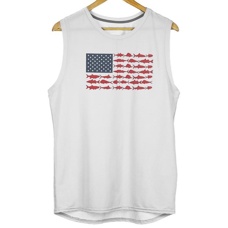 Columbia Pfg Finatic Us Flag Men Tank Top