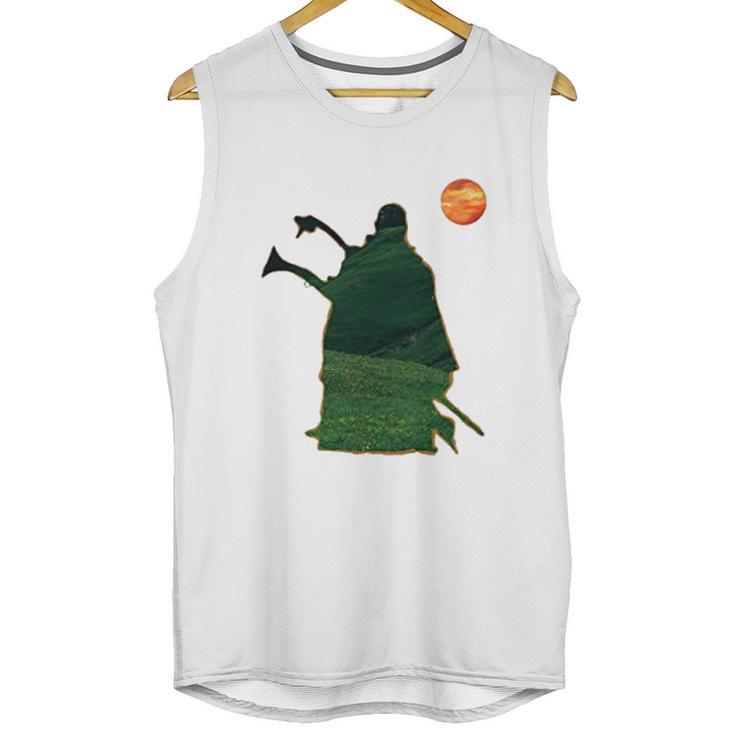 Dadalorian Mandalorian Style Dad Birthday Gifts Men Tank Top