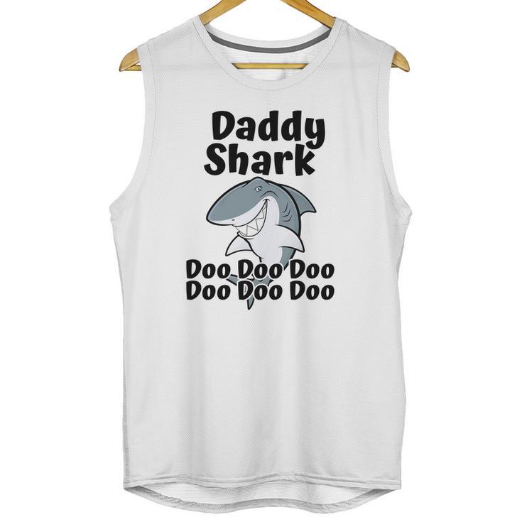 Mens Daddy Shark Doo Doo Doo  Matching Family Shirt Men Tank Top