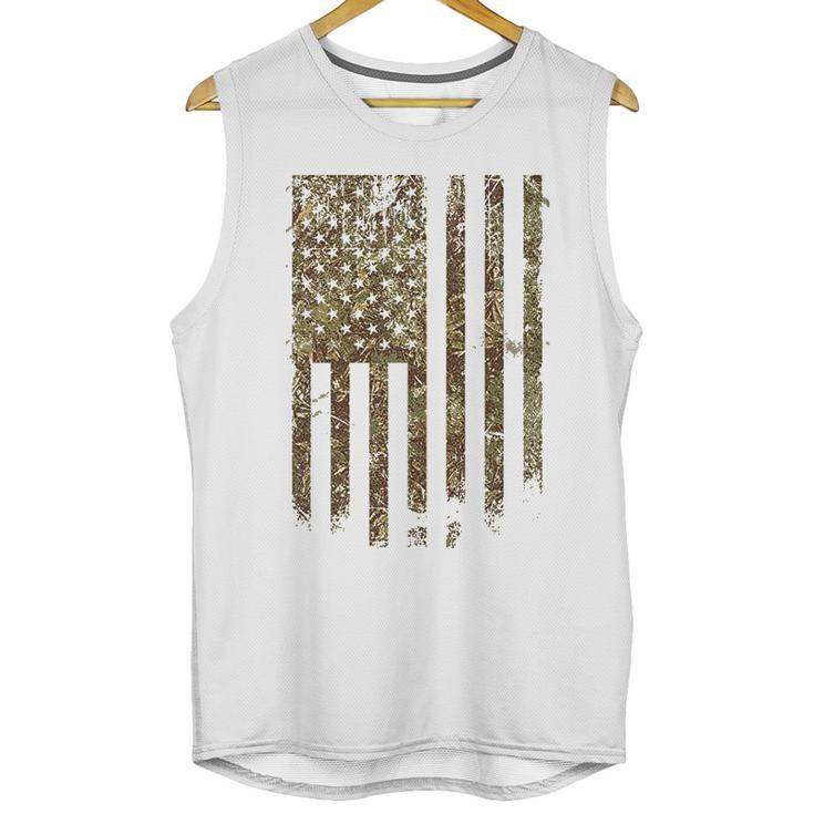 Grunt Style Outdoors Camo Flag Men Tank Top