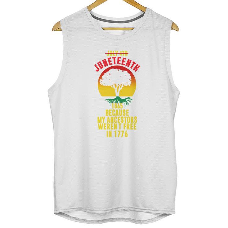 Juneteenth Flag Afro Freeish June 19 1865 Men Tank Top