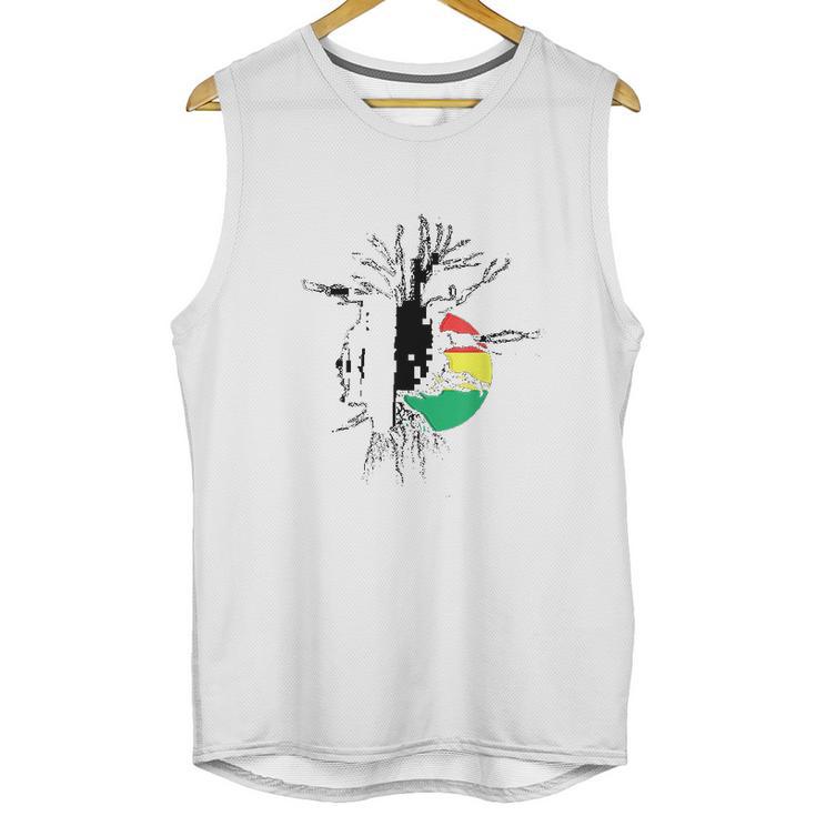 Rasta Dreads Ethiopian Flag Reggae Roots Clothing Men Tank Top