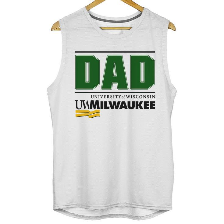 University Of Wisconsin Milwaukee Proud Dad Parents Day 2020 Men Tank Top