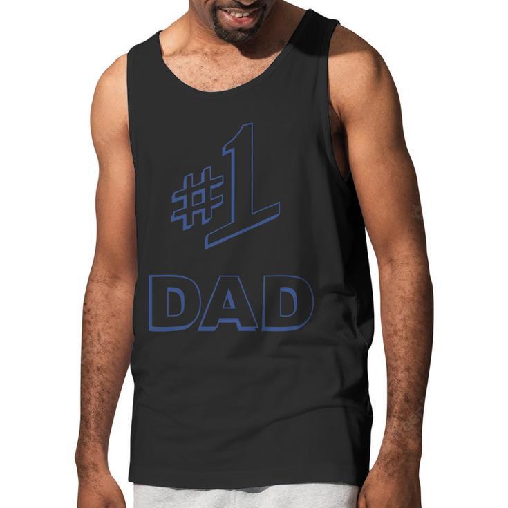 1 Dad Number One Logo Men Tank Top