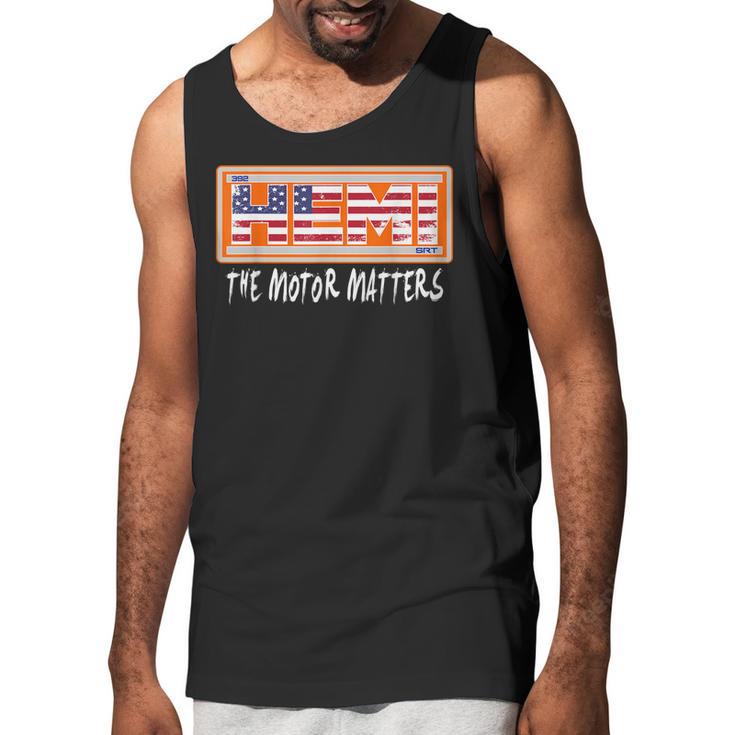 392 Hemi Srt Flag Design Patriotic Men Tank Top