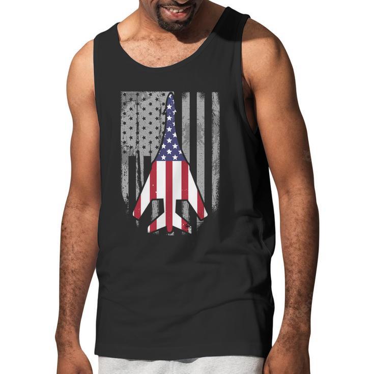 Air Force Supersonic Bgreat Gift1 Bomber Jet American Flag Squadron Gift Men Tank Top