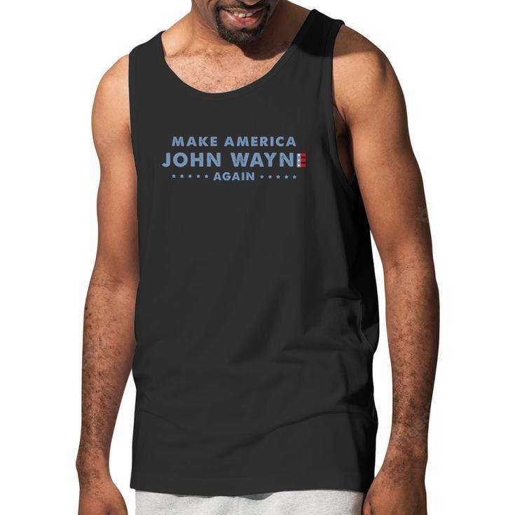Make America John Wayne Again American Flag Men Tank Top