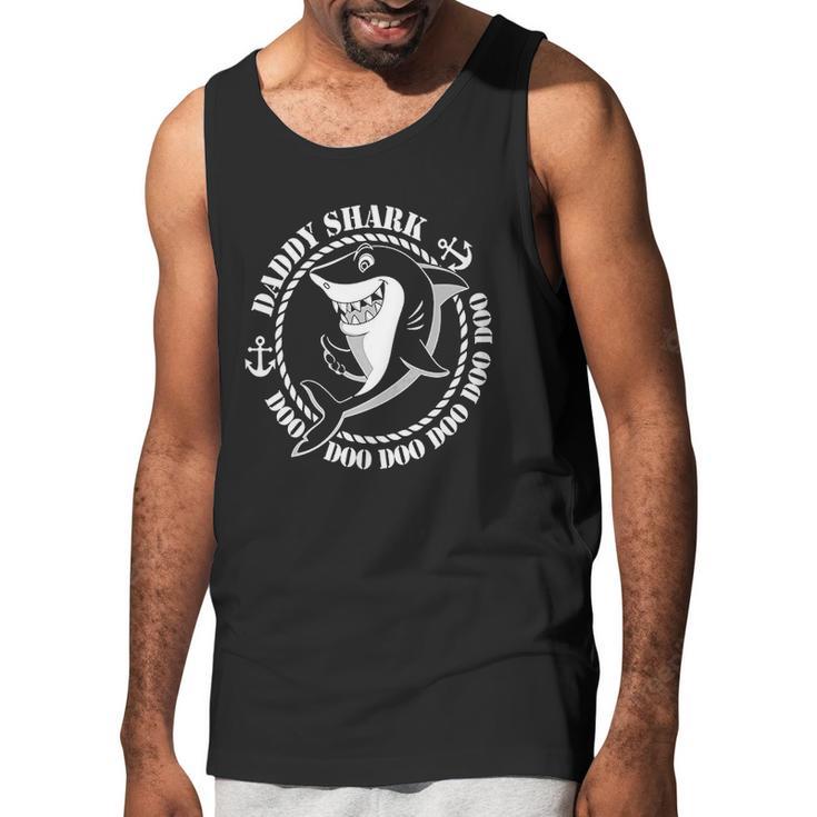 Anchor Daddy Shark Men Tank Top