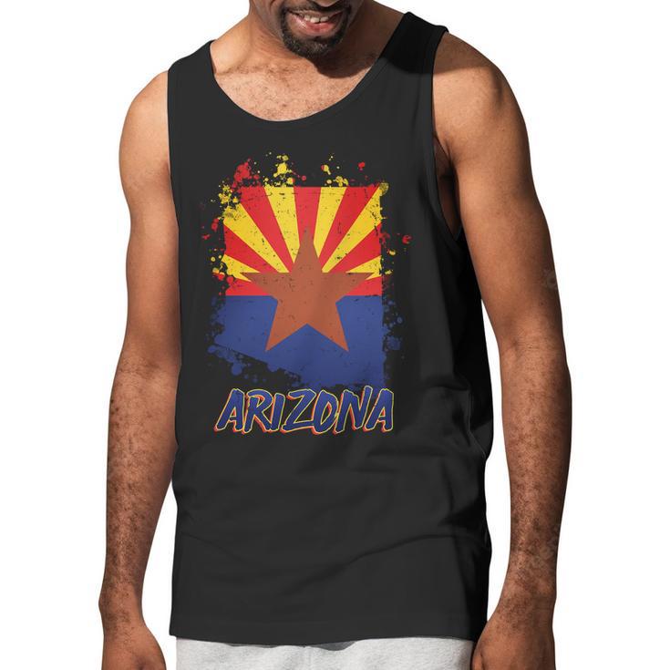 Arizona State Star Flag Men Tank Top