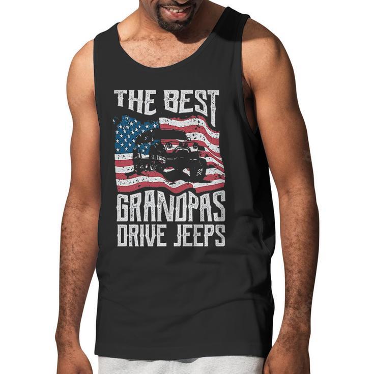 Best Grandpa Drivie Jeep Vintage New Design Men Tank Top