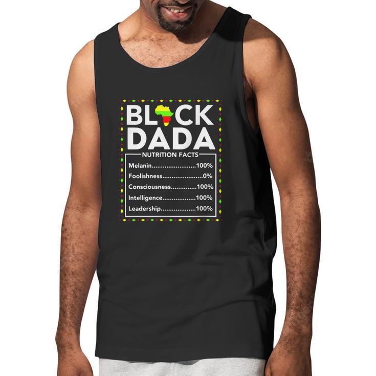 Black Dada Nutritional Facts King Dad Juneteenth 1865 Men Tank Top