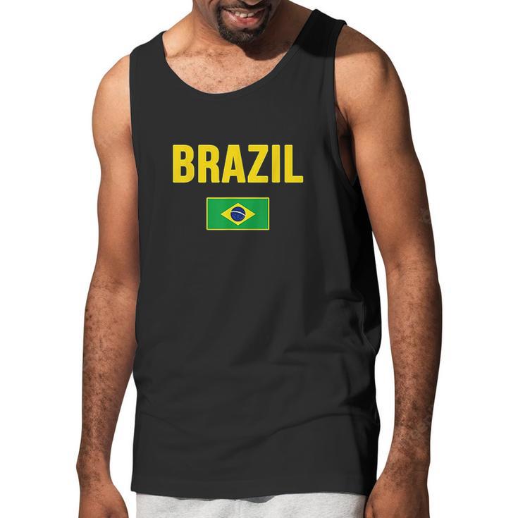 Brasil Brazilian Flag Brazil Souvenir Gift Camiseta Men Tank Top