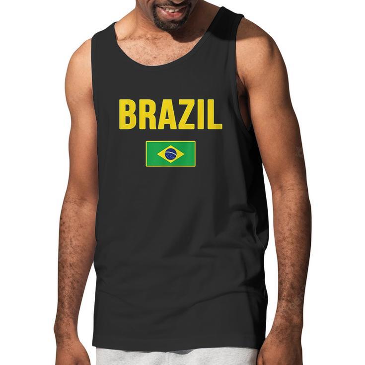 Brasil Brazilian Flag Brazil Men Tank Top