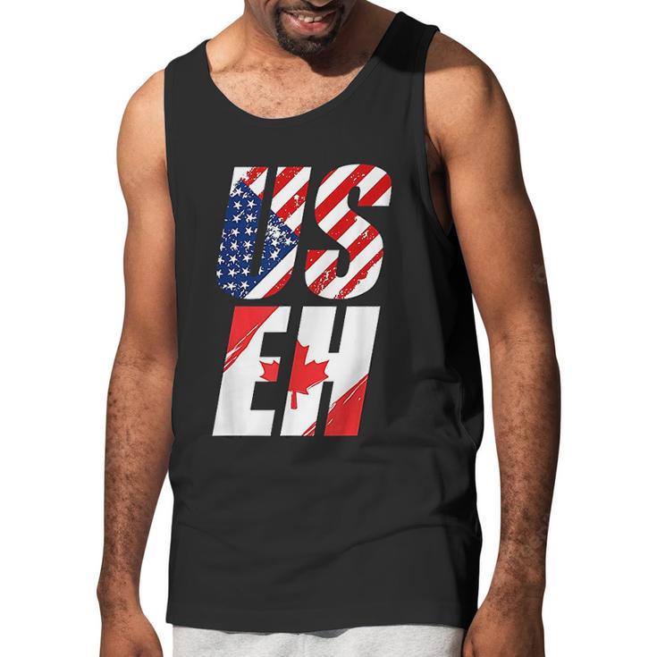 Canadian Flag American Usa Useh Canada Men Tank Top