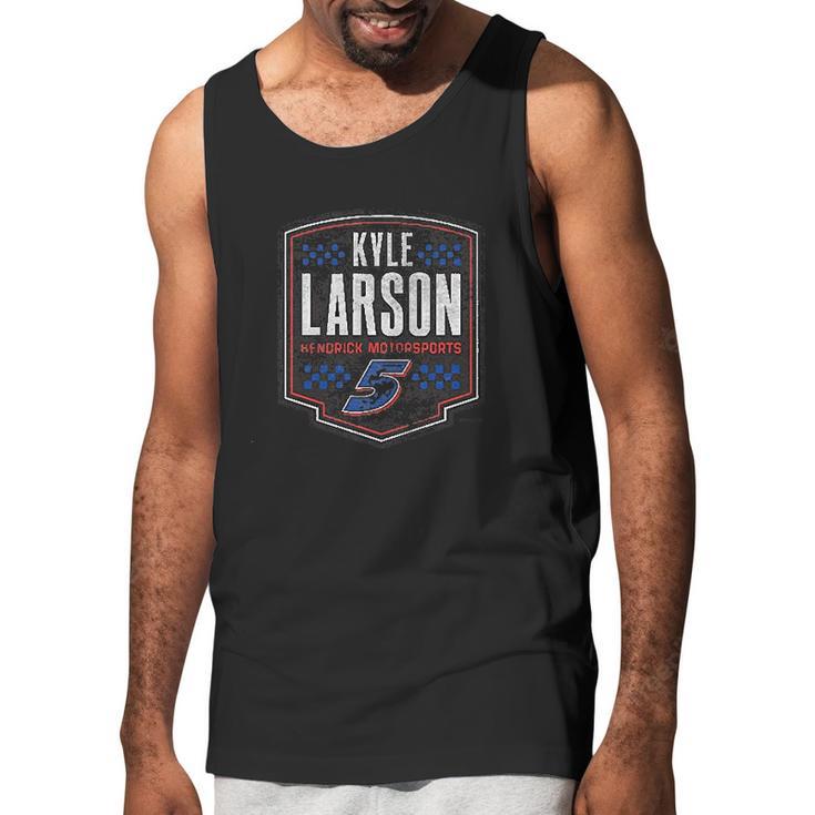 Checkered Flag Kyle Larson 2021 Men Tank Top