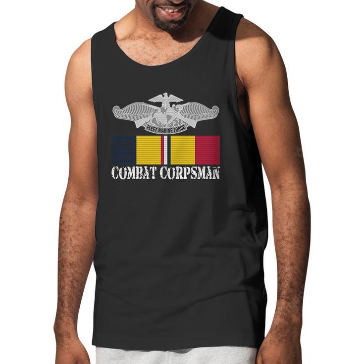 Combat Corpsman Action Ribbon Fmf Veteran Men Tank Top