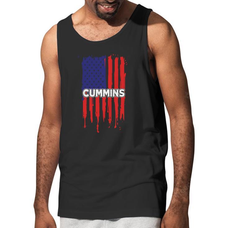 Cummins Usa Flag Tshirt Men Tank Top