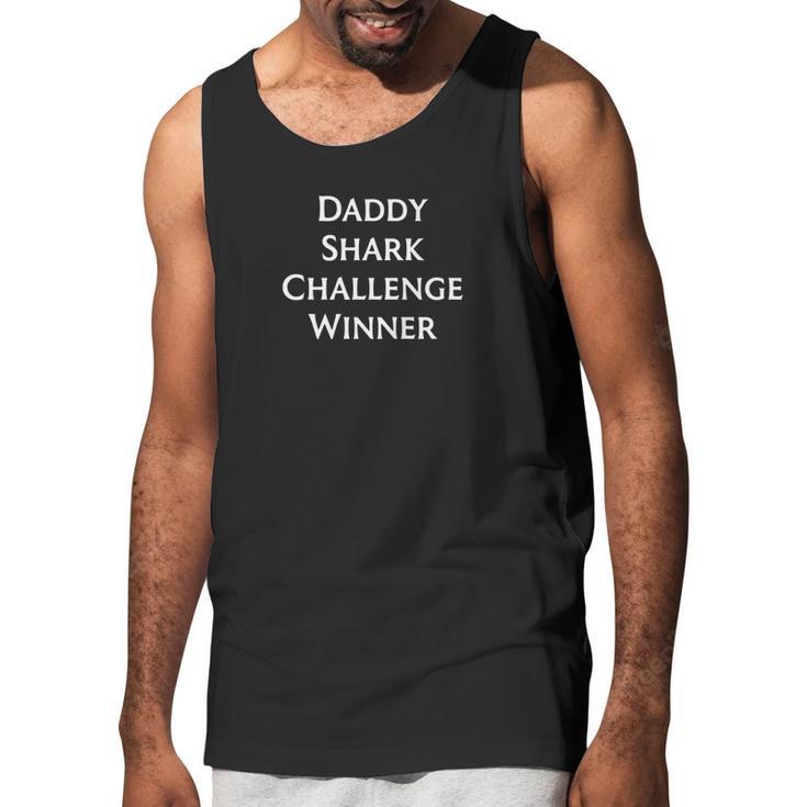 Daddy Shark Challenge Winner Men Tank Top