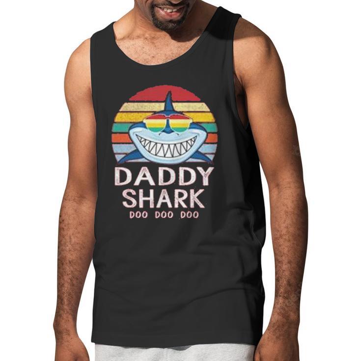 Daddy Shark For Dad Men Tank Top