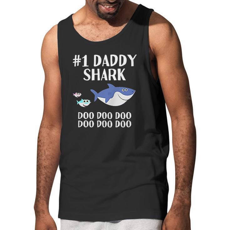 Daddy Shark Doo Doo Dad Fathers Day Men Tank Top