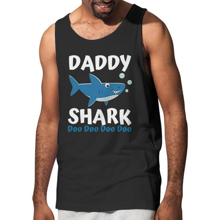 Daddy Shark Doo Doo Long Sleeve Family Shark Men Tank Top