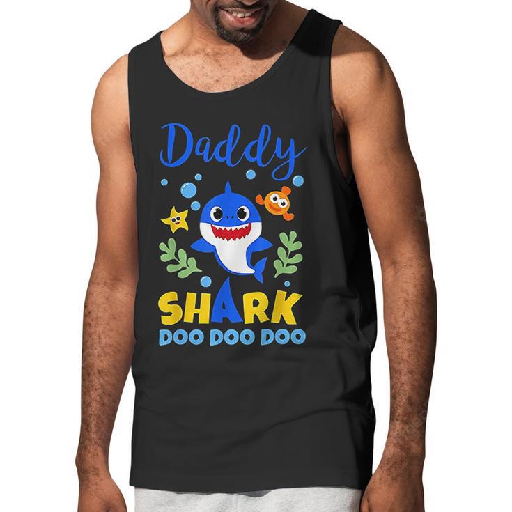 Daddy Shark Gift Cute Baby Shark Men Tank Top