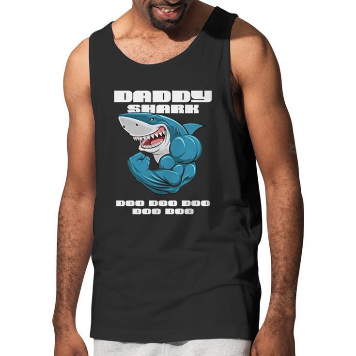 Daddy Shark Strength Men Tank Top