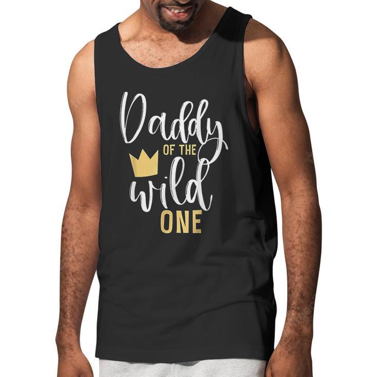 Daddy Of The Wild One Dad Birthday Gifts Men Tank Top