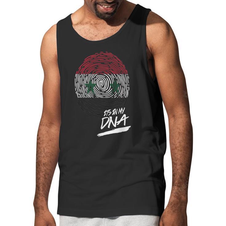 It Is In My Dna Syria Baby Proud Country Flag Men Tank Top