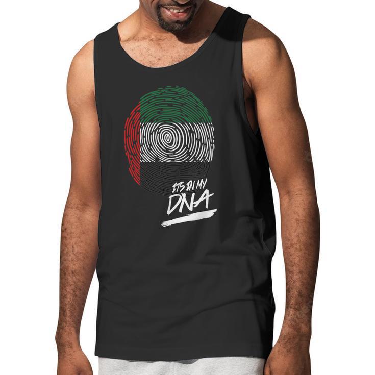 It Is In My Dna United Arab Emirates Baby Proud Country Flag Men Tank Top