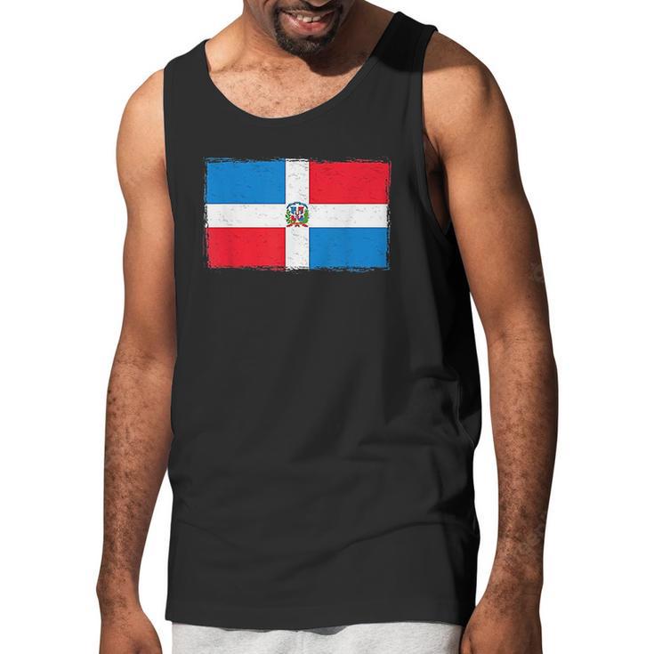 Dominican Republic Flag Carribbean Republica Dominicana Gift Men Tank Top