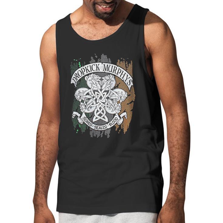 Dropkick Murphys Mens Knotwork Flag Men Tank Top