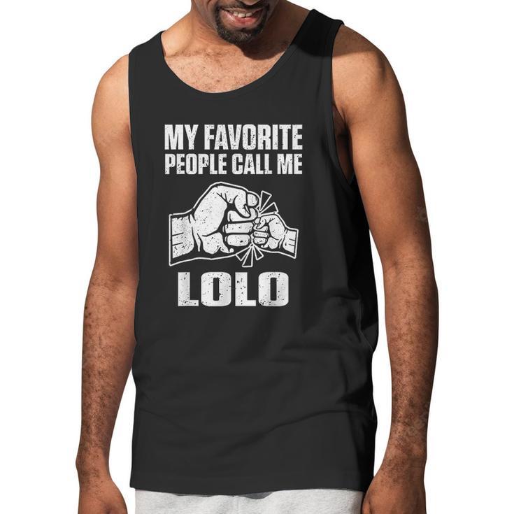 My Favorite People Call Me Lolo Filipino Grandpa Gift Men Tank Top